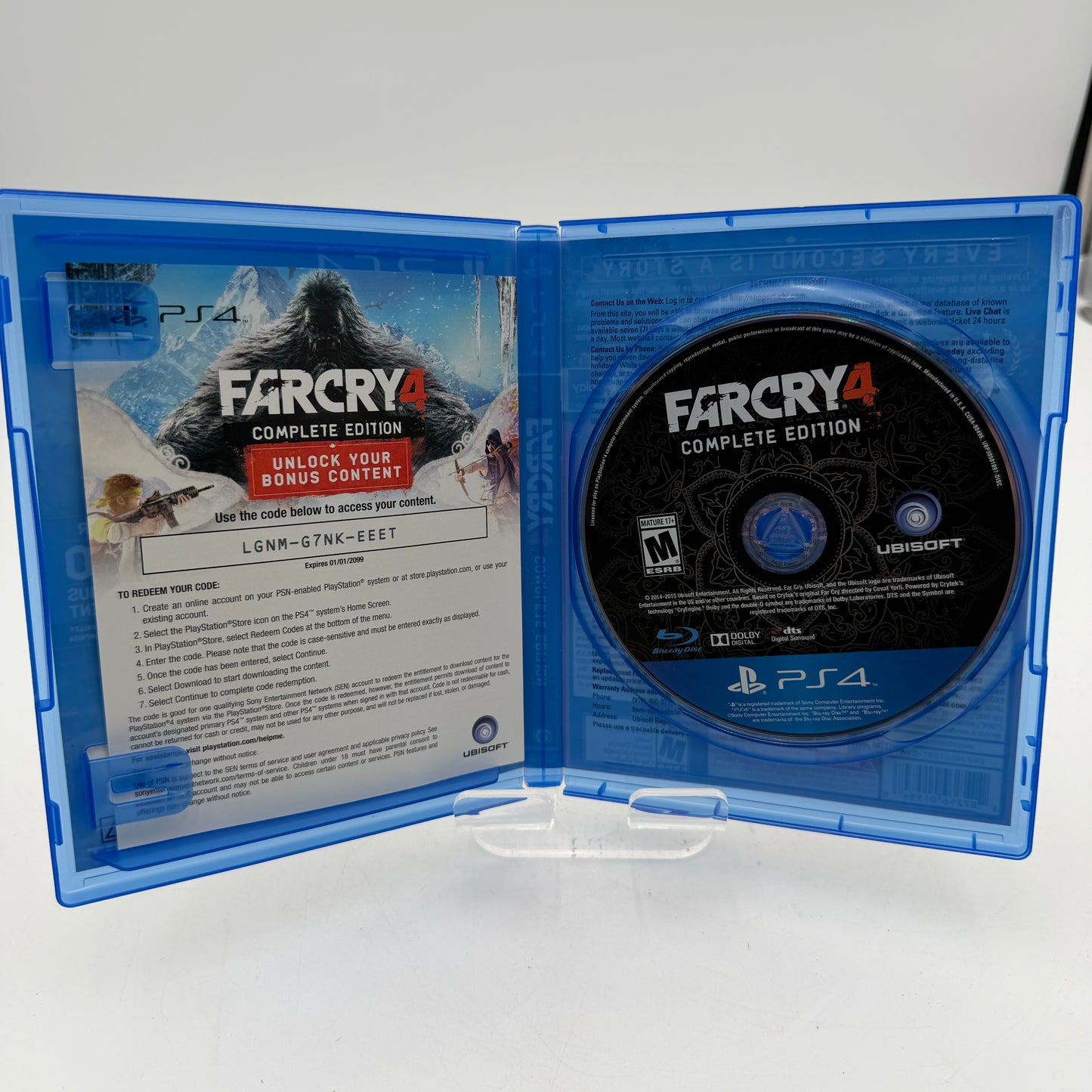 Playstation 4 Far Cry 4 Complete Edition with Box
