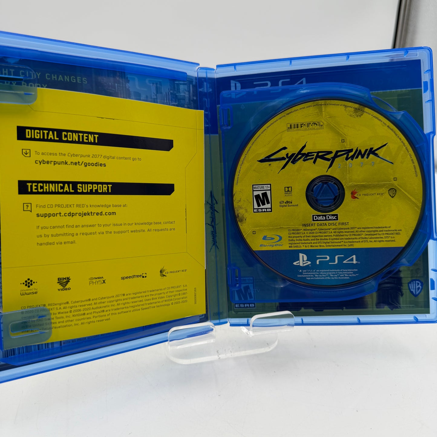 Playstation 4 Cyberpunk 2077 With Box