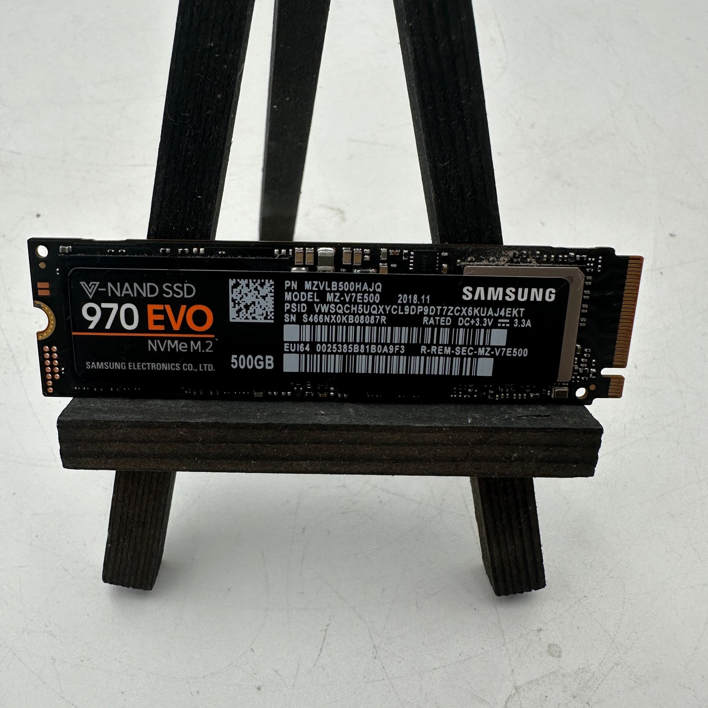 Samsung 970 EVO 500GB NVMe M.2 SSD Internal Drive