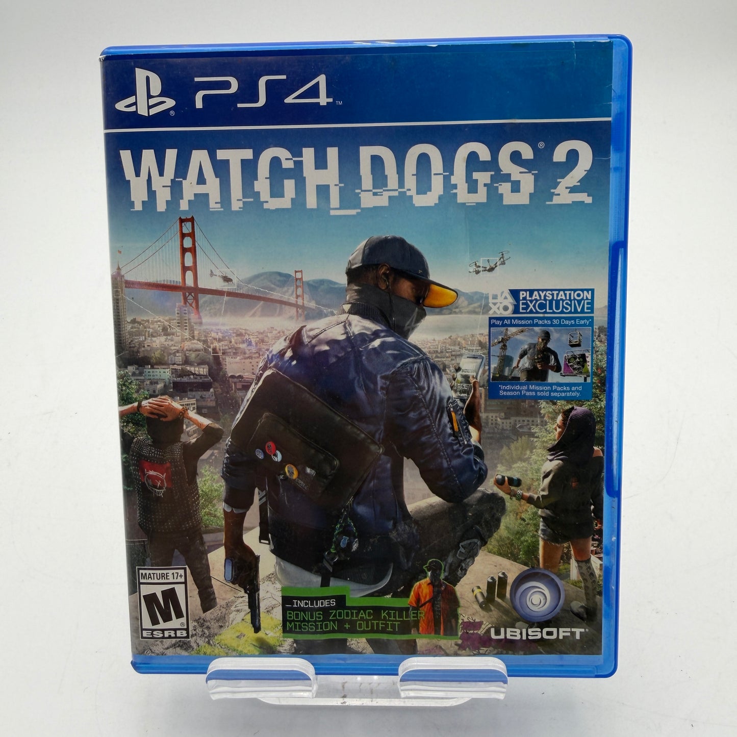 Playstation 4 Watch Dogs 2 Video Game With Case