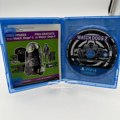 Playstation 4 Watch Dogs 2 Video Game With Case