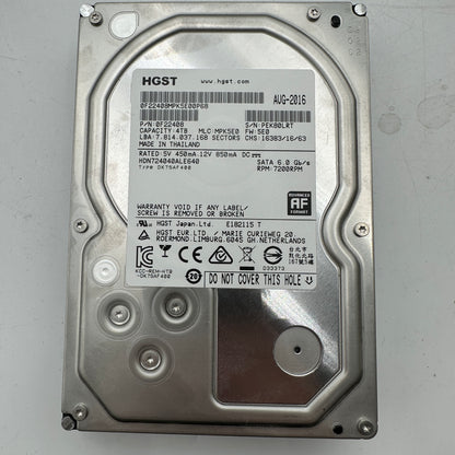 HGST 4TB HDD 7200 RPM Computer Internal Hard Drive