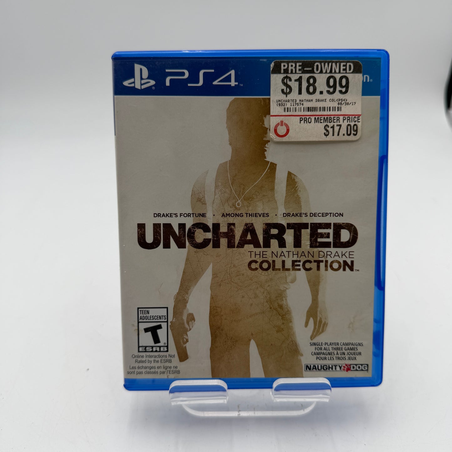 Playstation 4 Uncharted The Nathan Drake Collection With Case