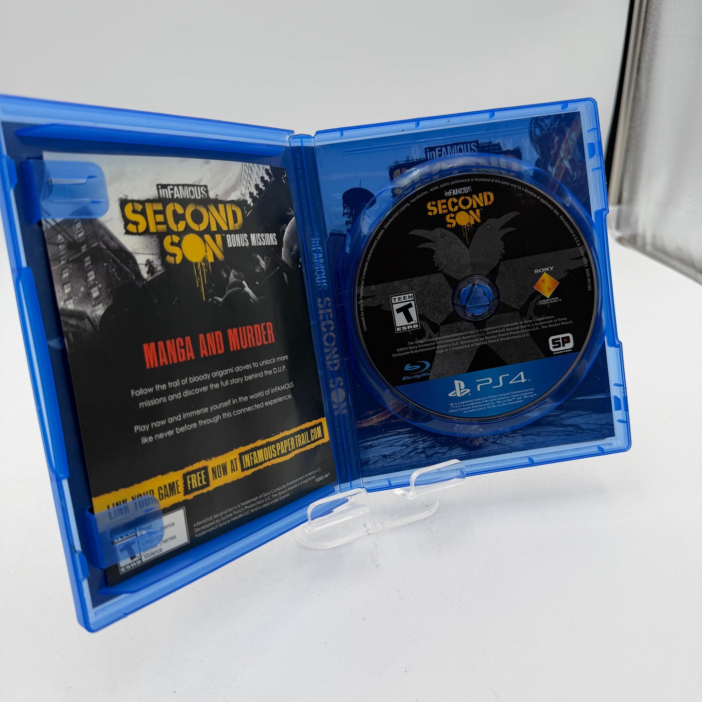 PlayStation 4 Infamous Second Son Video Game With Box