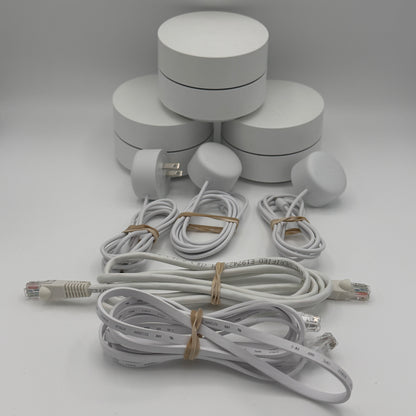 Google AC1200 Dual-Band Mesh Router Set Of 3 READ