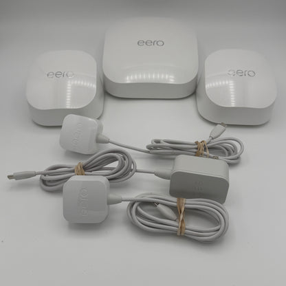 EERO Mesh System Lot of 2 EERO 6 Plus And One EERO 6E READ