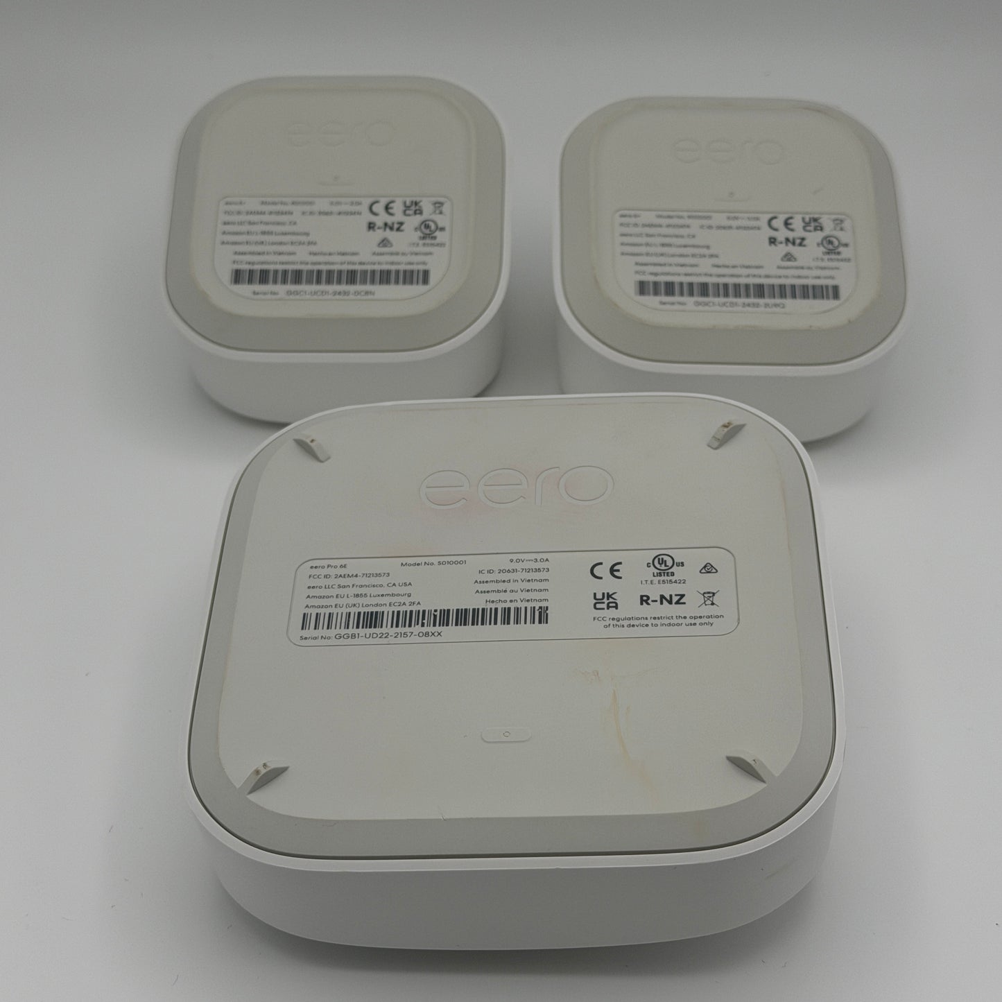 EERO Mesh System Lot of 2 EERO 6 Plus And One EERO 6E READ