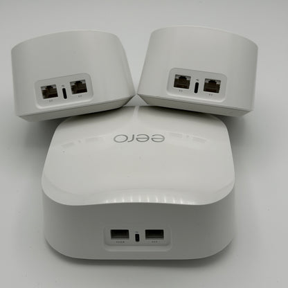 EERO Mesh System Lot of 2 EERO 6 Plus And One EERO 6E READ