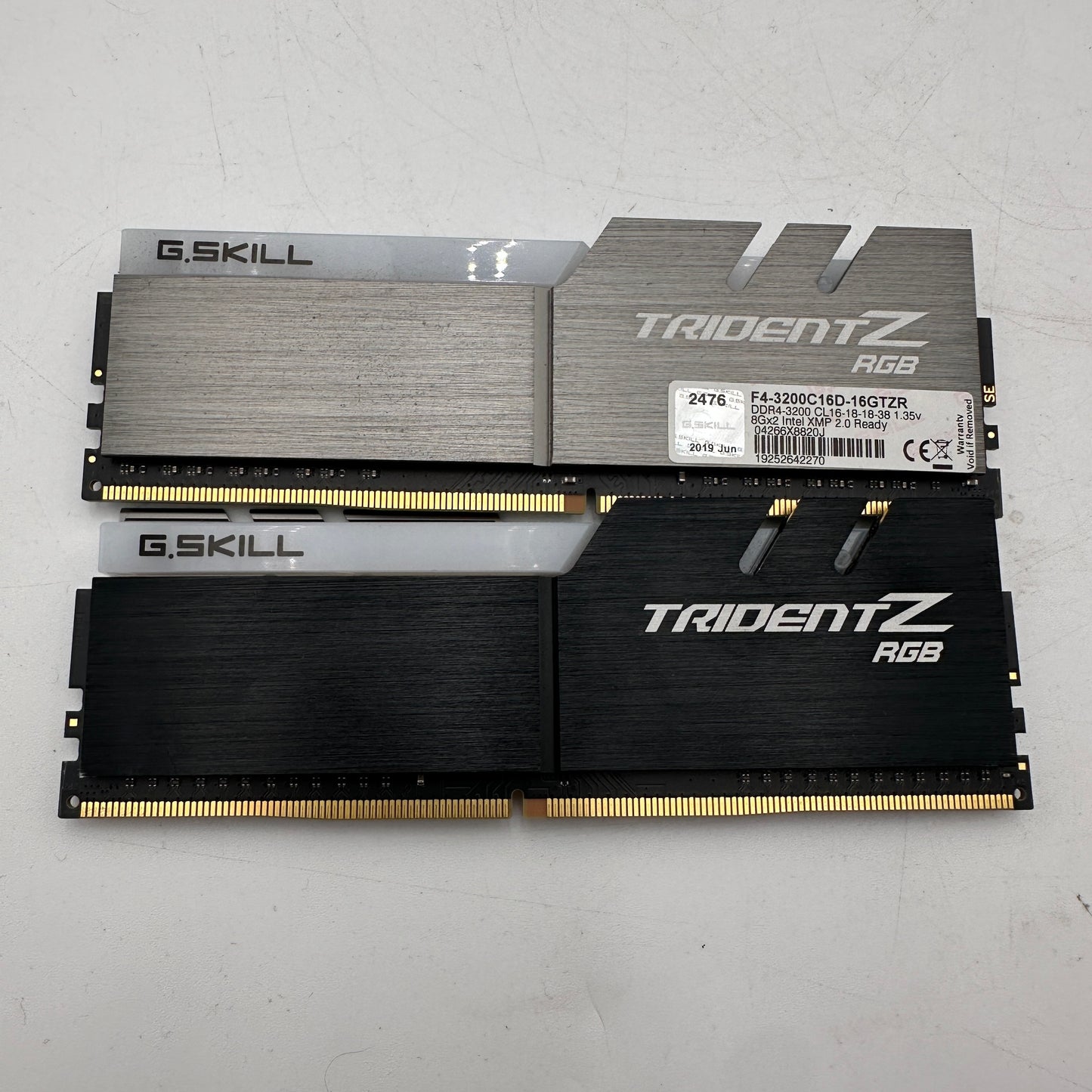 G.SKILL TridentZ RGB 16GB (2x8gb) DDR4 Desktop Memory Kit