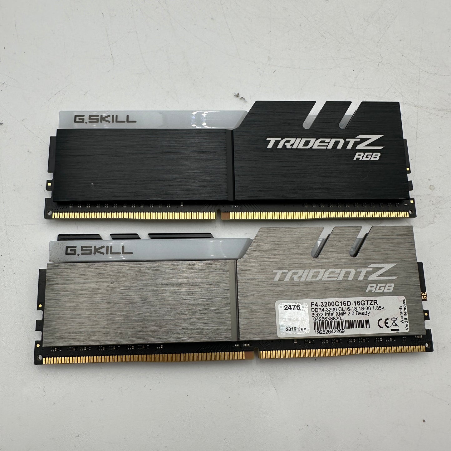 G.SKILL TridentZ RGB 16GB (2x8gb) DDR4 Desktop Memory Kit
