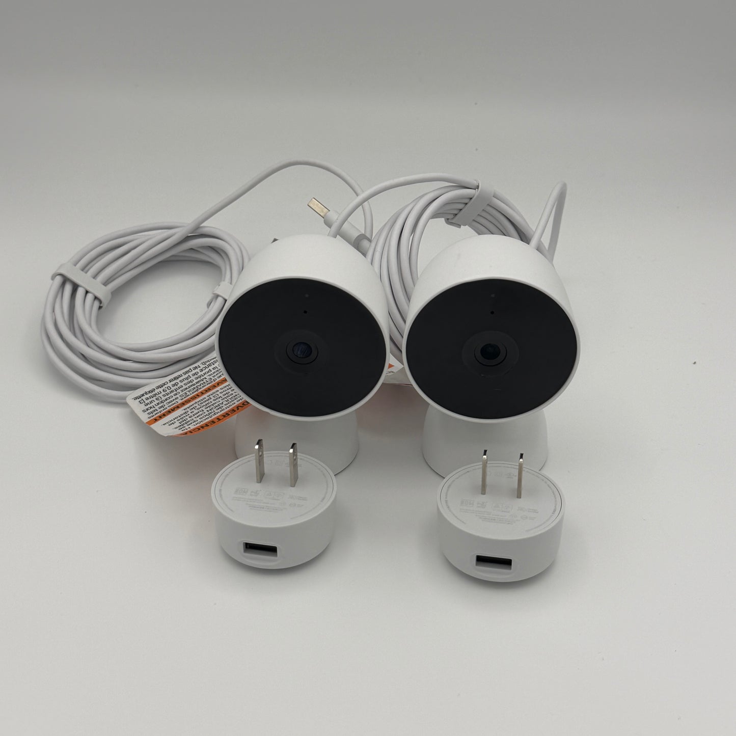 Google Nest Cam Wired Indoor Surveillance Camera Set Of 2