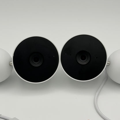 Google Nest Cam Wired Indoor Surveillance Camera Set Of 2