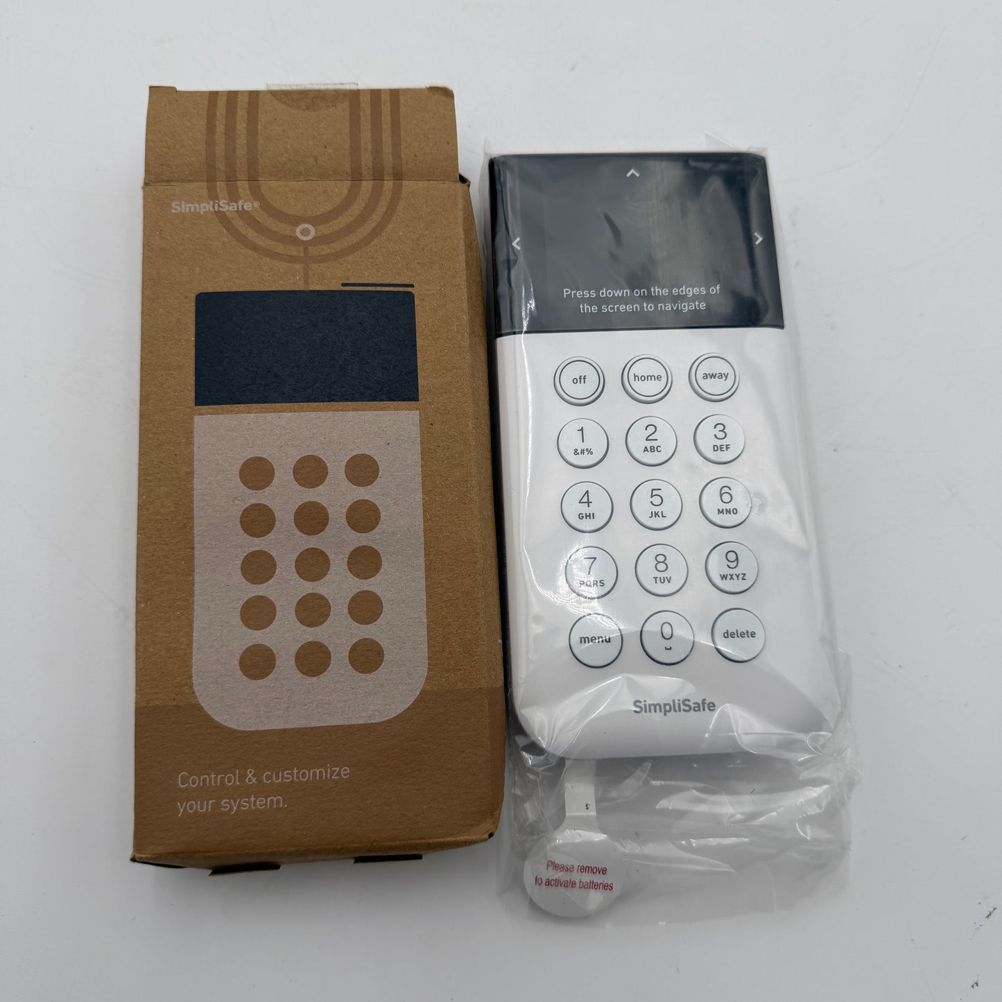 SimpliSafe KP3W Keypad White Wireless NEW