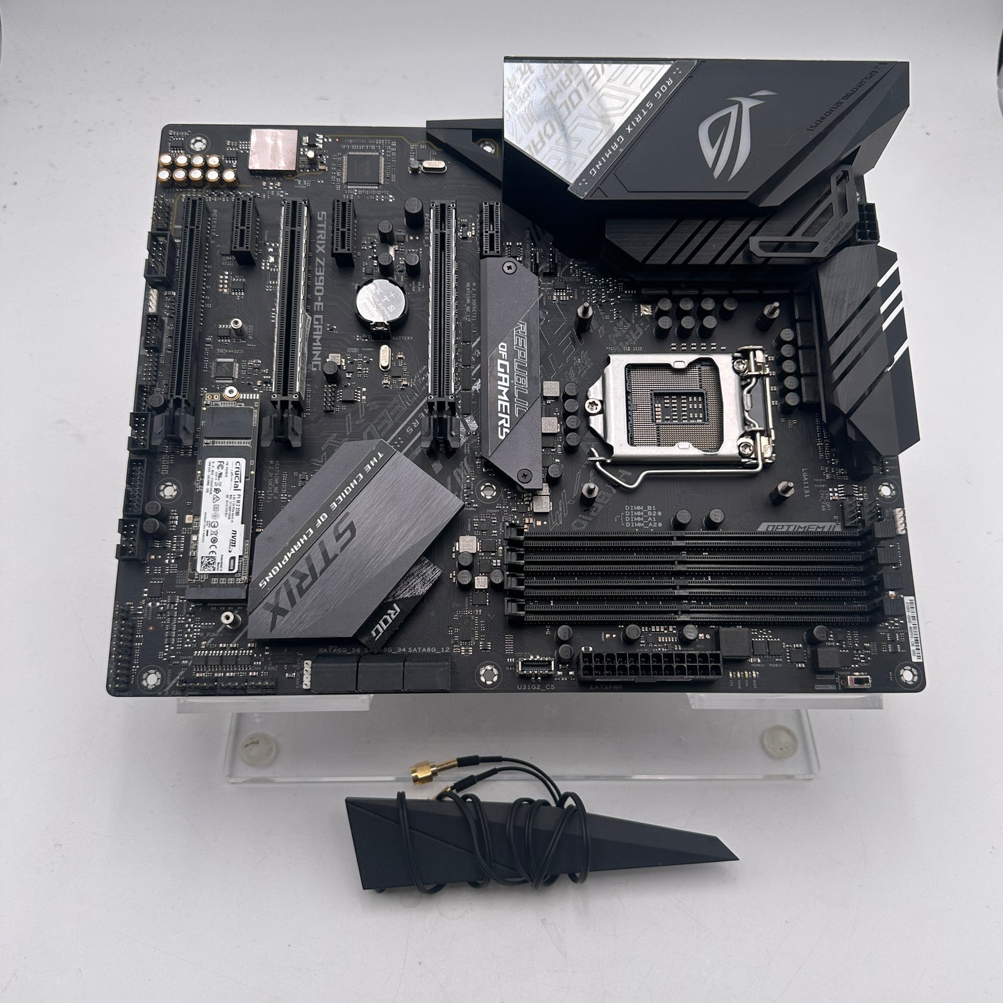 Asus ROG Strix Z390-E Gaming Motherboard Intel Chipset READ