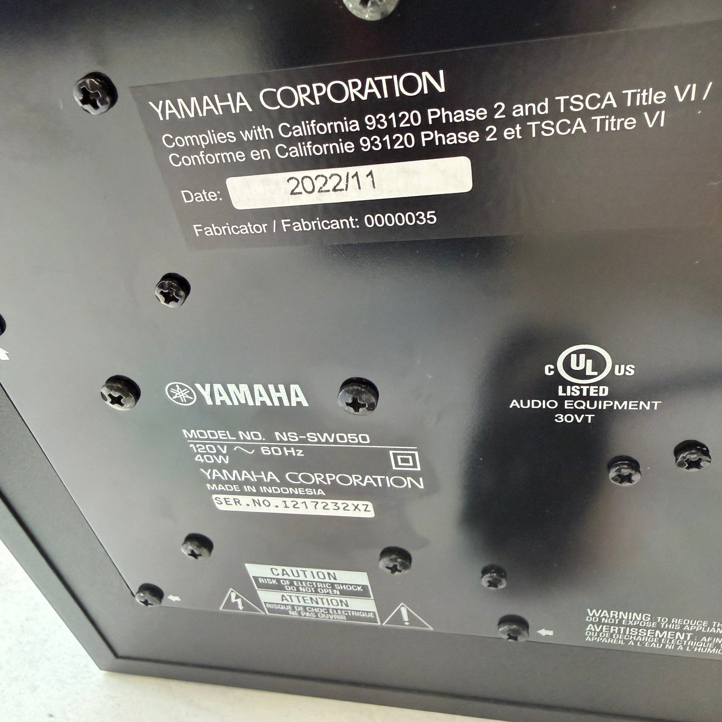 Yamaha NS-P41 Home Theater 5.1 Surround Sound System