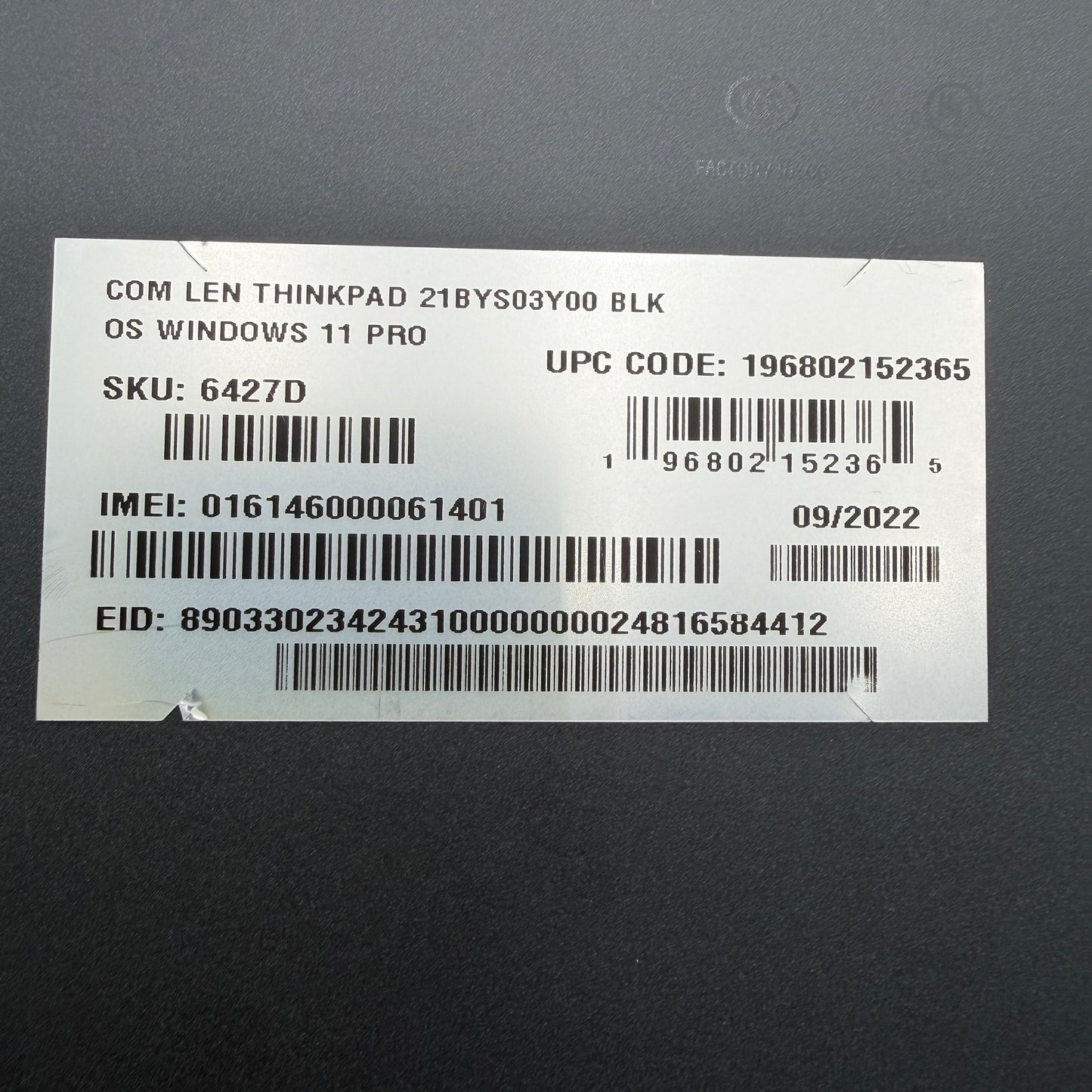 Lenovo ThinkPad X13s 13-inch Laptop Snapdragon 8cx Gen 3 16GB 512GB