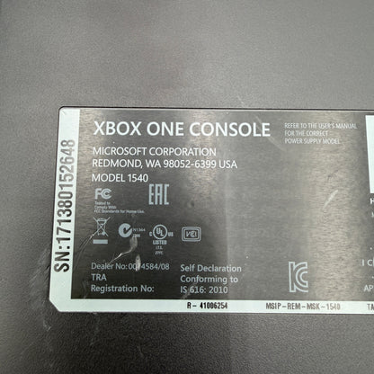 Microsoft Xbox One (1540) 2013 Video Game Console