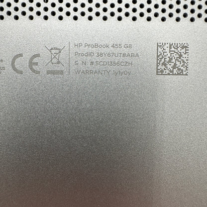 HP ProBook 455 G8 15-inch Laptop AMD Ryzen 7 16GB RAM 512GB SSD