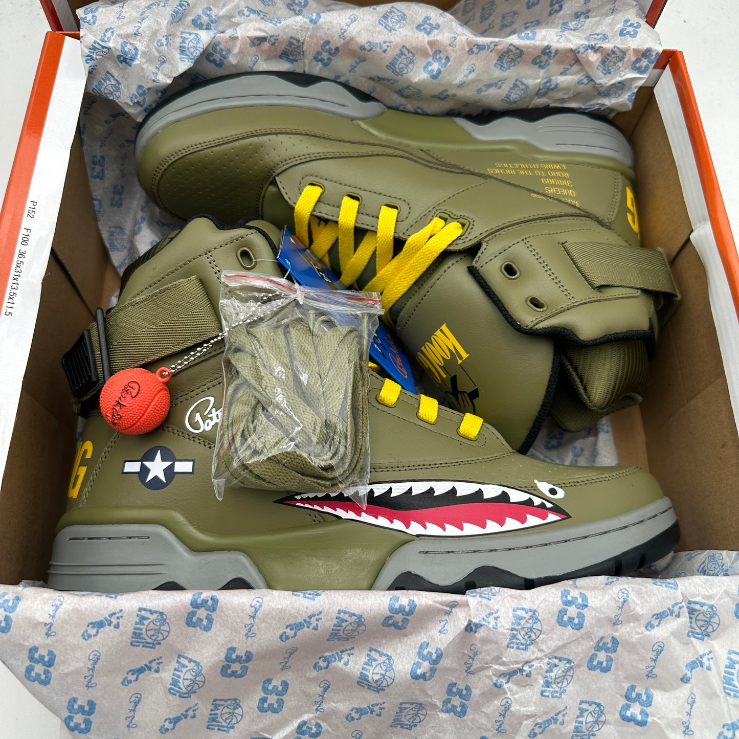 Patrick Ewing 33 Hi X Kool G Rap Sneakers Size 12