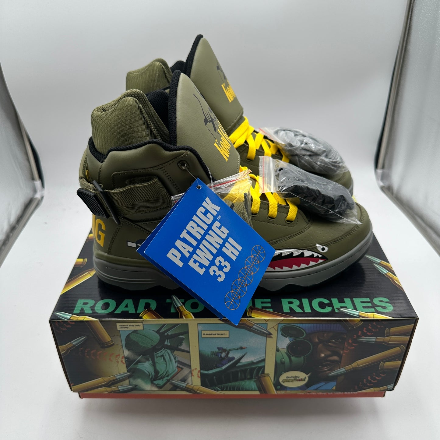 Patrick Ewing 33 Hi X Kool G Rap Sneakers Size 12