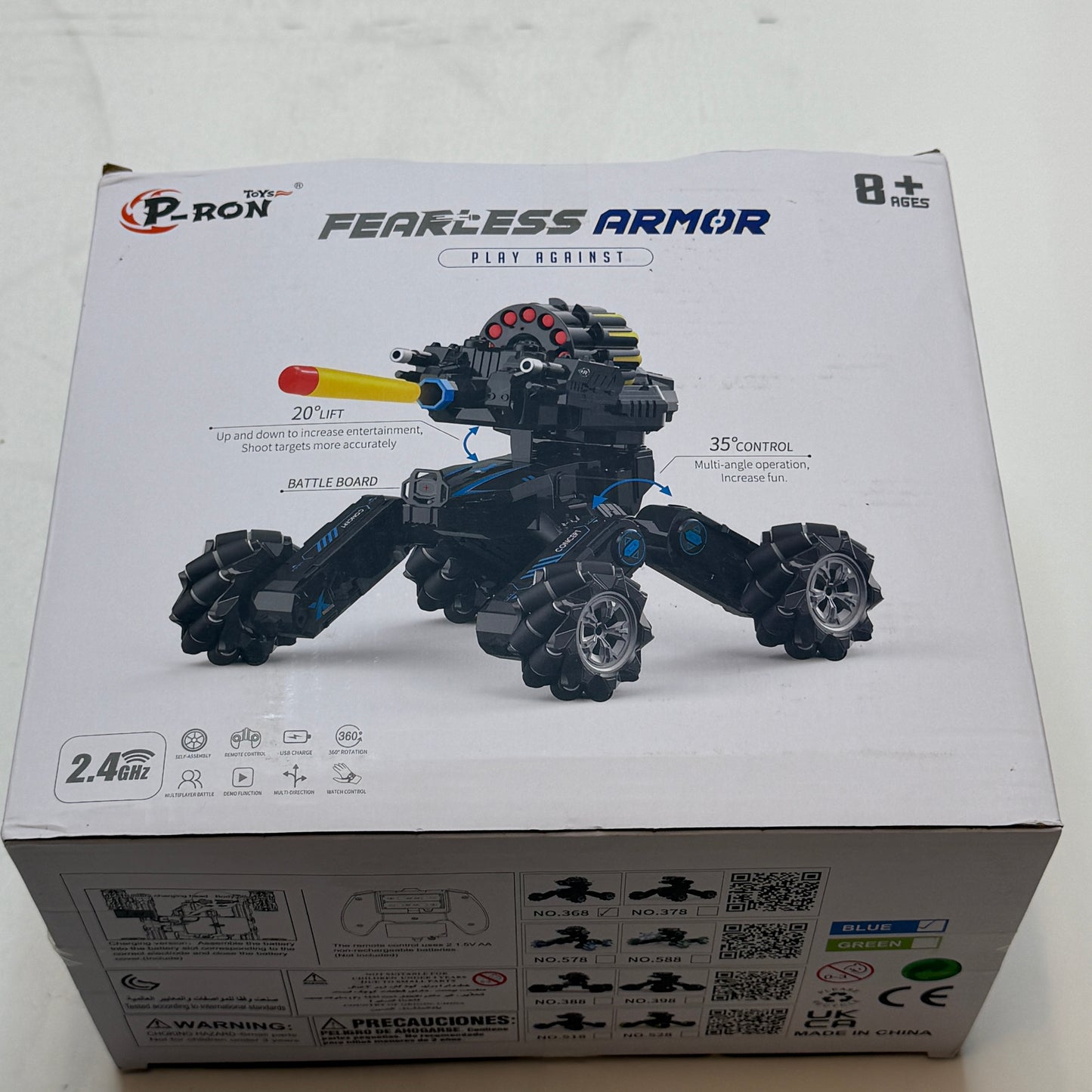 P Ron Toys Fearless Armor RC Car New In Box