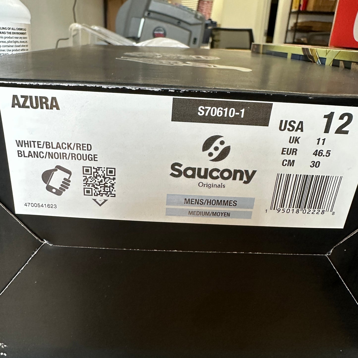 Saucony x Czarface Azura 'Czarcony' Men's Sneakers Size 12 w/ Figure