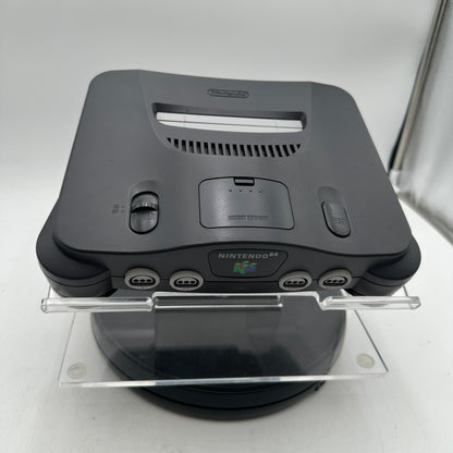 Nintendo 64 NUS-001 1996 Black Console 2 Controllers TESTED READ