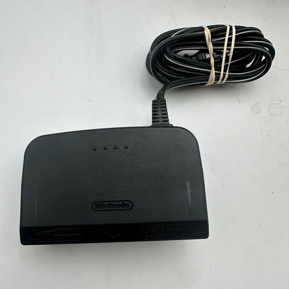 Nintendo 64 NUS-001 1996 Black Console 2 Controllers TESTED READ