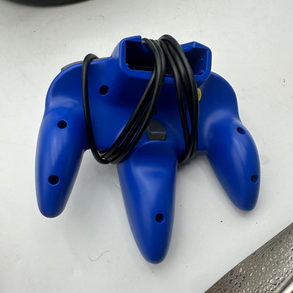 Nintendo 64 NUS-001 1996 Black Console 2 Controllers TESTED READ