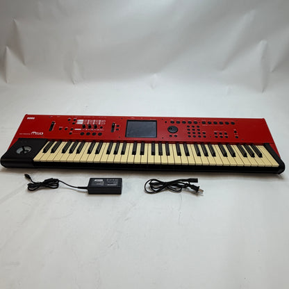 RARE KORG M50-61 Music Workstation Red READ