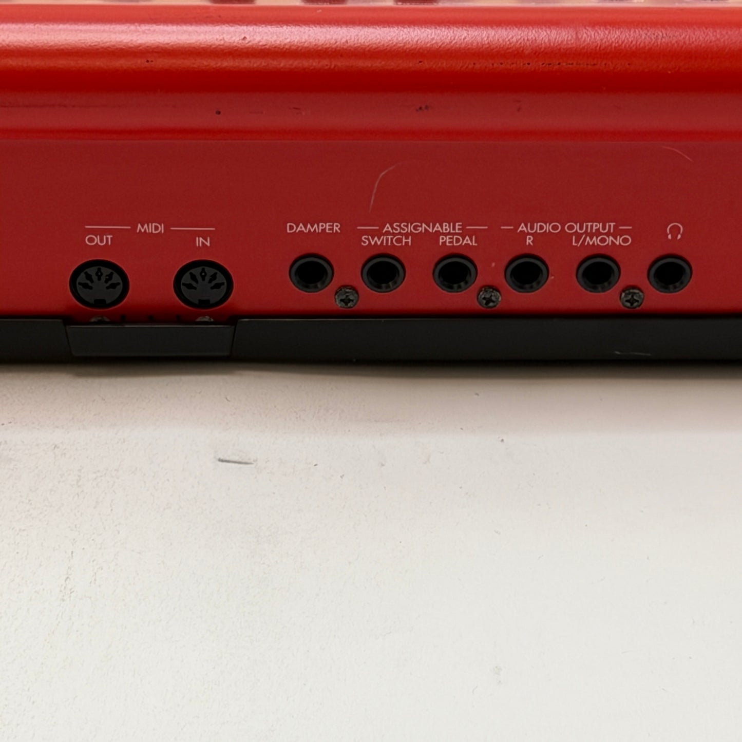 RARE KORG M50-61 Music Workstation Red READ