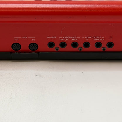 RARE KORG M50-61 Music Workstation Red READ