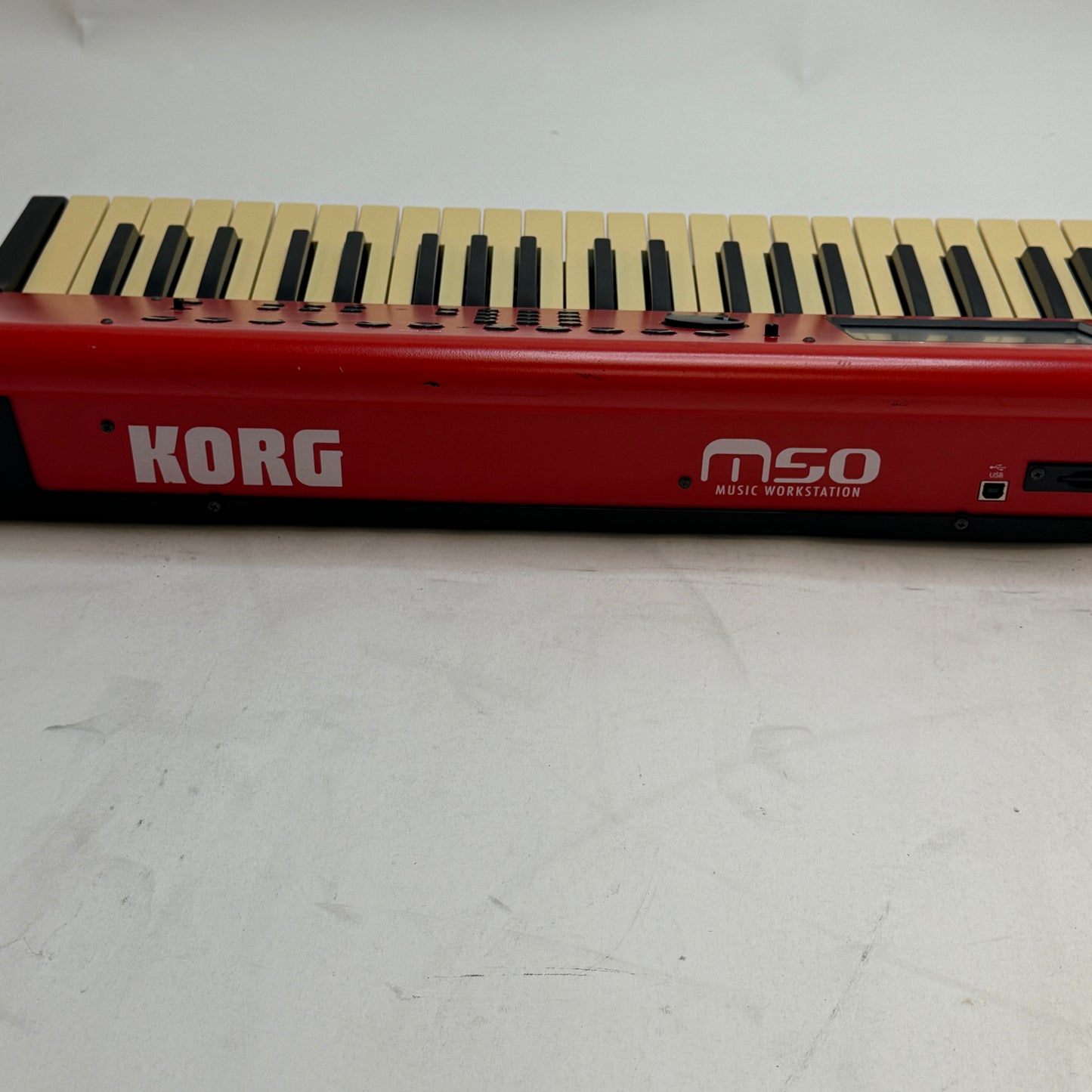 RARE KORG M50-61 Music Workstation Red READ