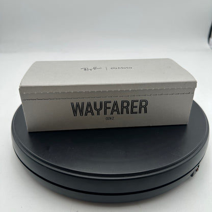 Ray-Ban Meta Wayfarer RW4012 Smart Glasses Matte Black Transition Lens MINTY