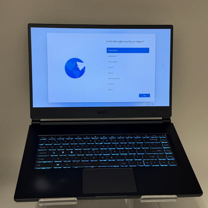 MSI Stealth 15 A11UEKV 15-inch Core i7 16GB 512GB RTX 3060 READ