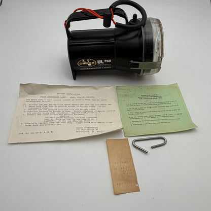 Dacor UL750 Scuba Diver Underwater Diving Light with box READ