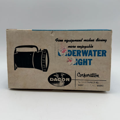 Dacor UL750 Scuba Diver Underwater Diving Light with box READ