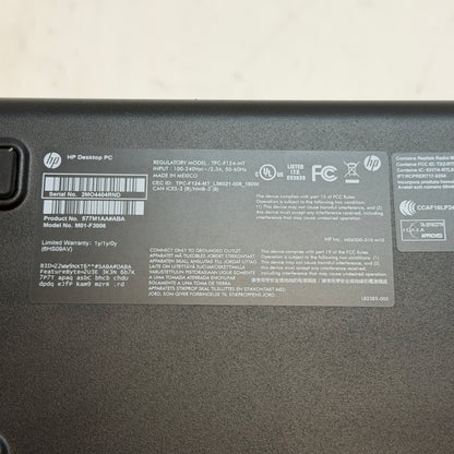 HP M01-F3006 Desktop Ryzen 5 5600G 8Gb 256GB