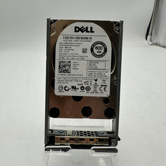 Dell 600GB Enterprise Class HDD 10K RPM 6Gbps