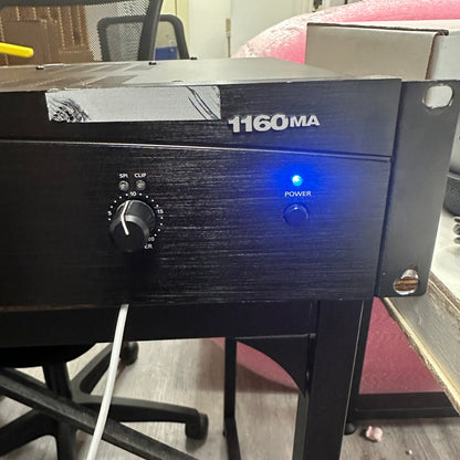 Crown 1160MA Commercial Pro Audio 4-Channel 160W Amplifier READ