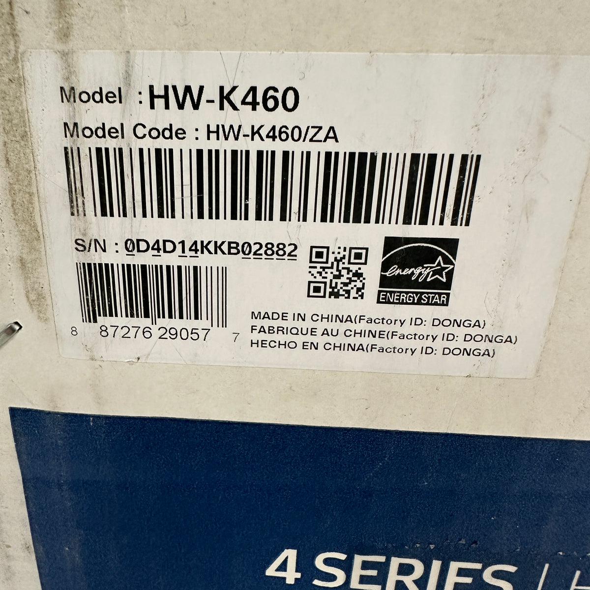Samsung HW-K460 Soundbar and Subwoofer Speaker NIB