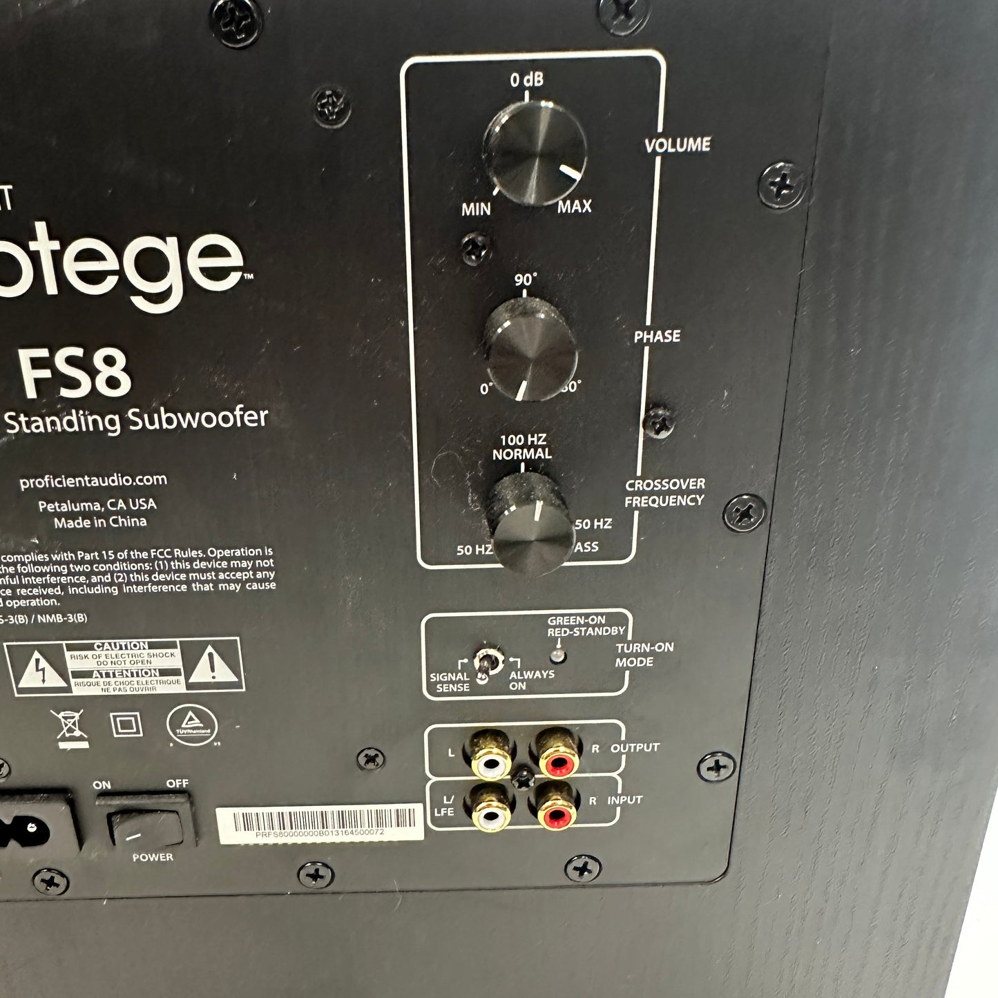 Proficient Protege FS8 Floor Standing Subwoofer