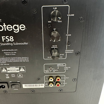 Proficient Protege FS8 Floor Standing Subwoofer