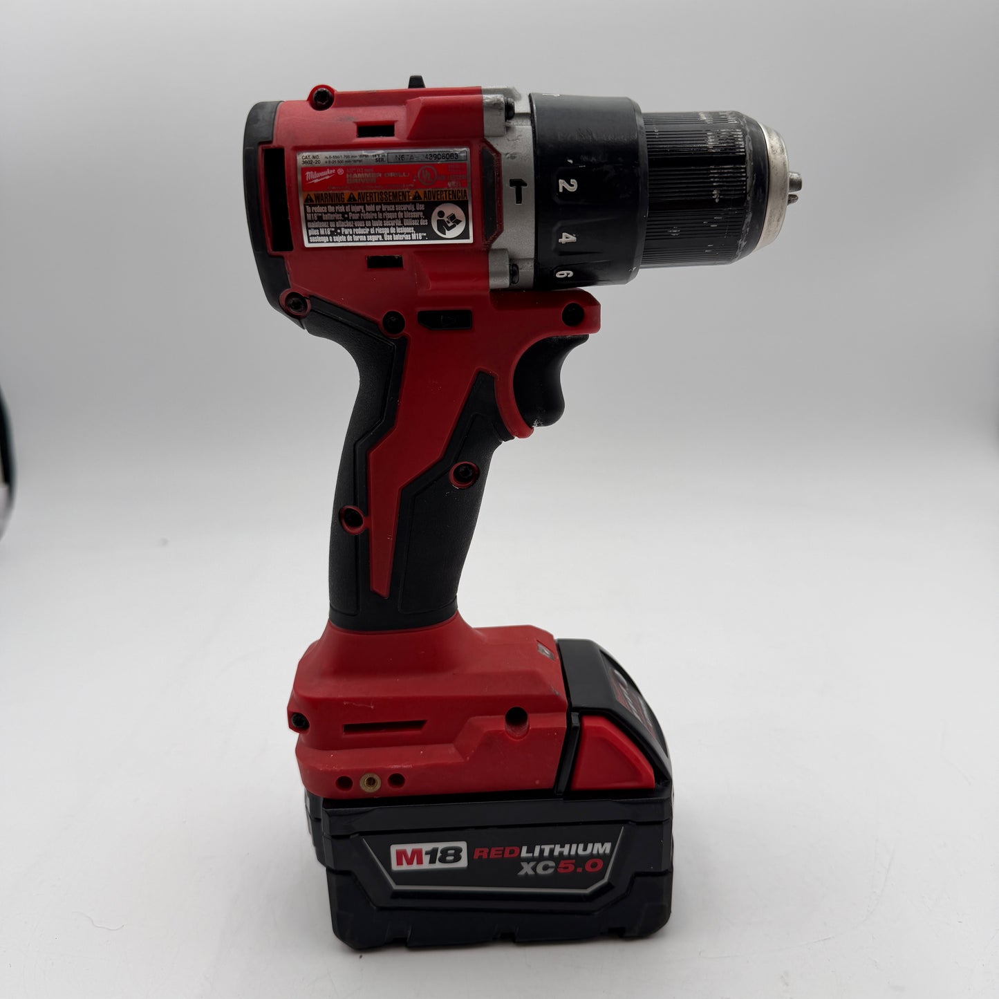 Milwaukee M18 1/2 Hammer Drill Driver with Battery