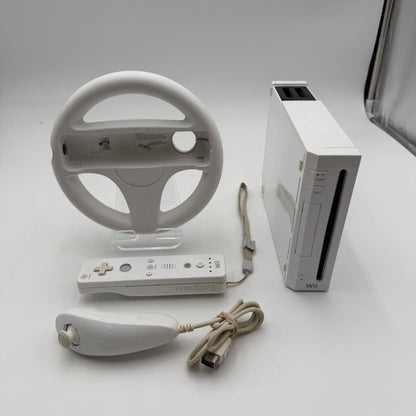 Nintendo Wii (RVL-001) Video Game System - Used - B - White