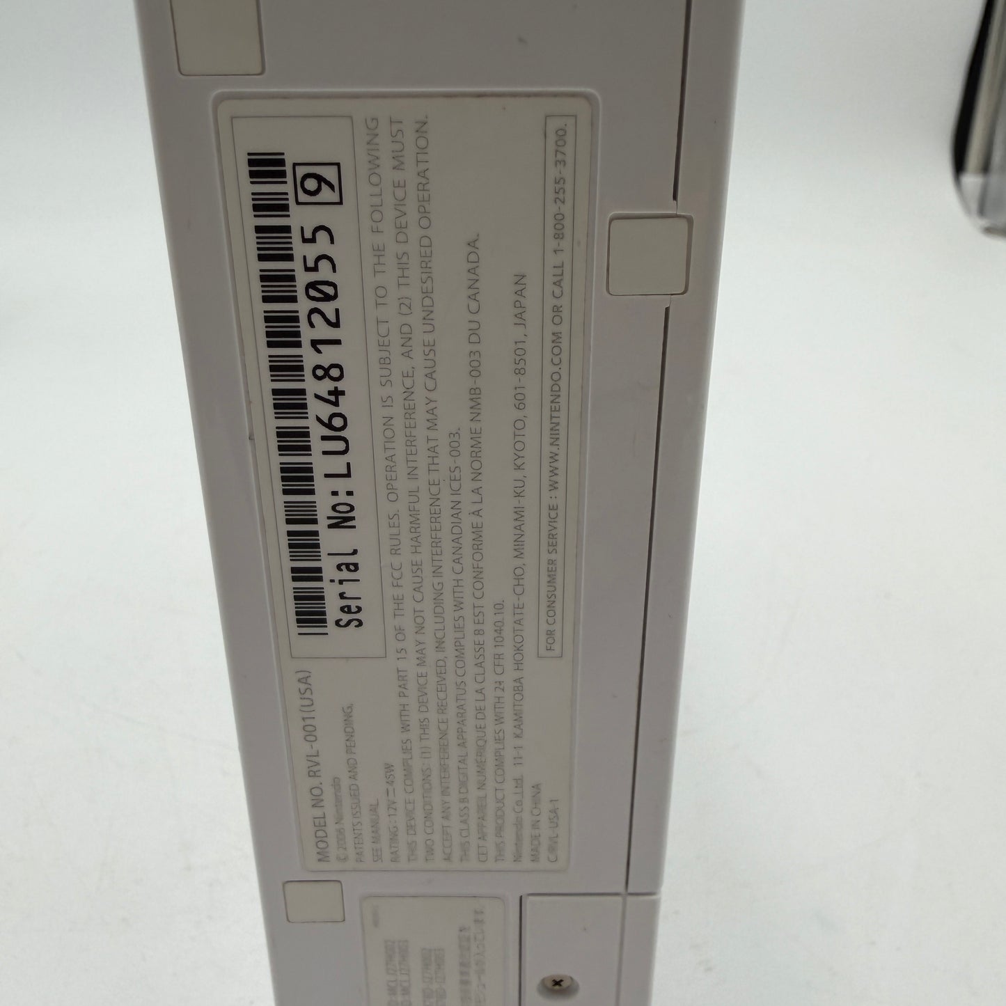 Nintendo Wii (RVL-001) Video Game System - Used - B - White