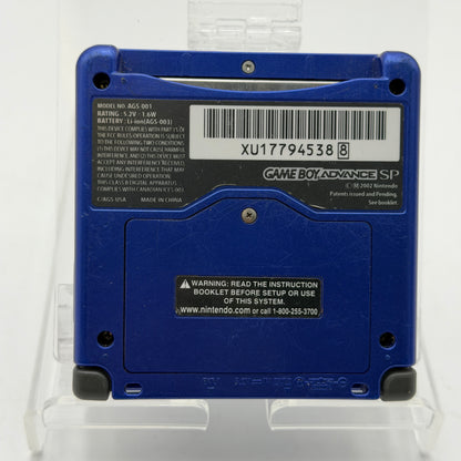 Nintendo Game Boy Advance SP AGS-001 2003 Blue Broken