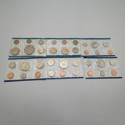 US Mint Lot of 6 1977-87 Uncirculated Coin Set