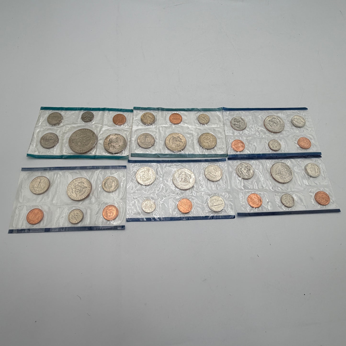 US Mint Lot of 6 1977-87 Uncirculated Coin Set