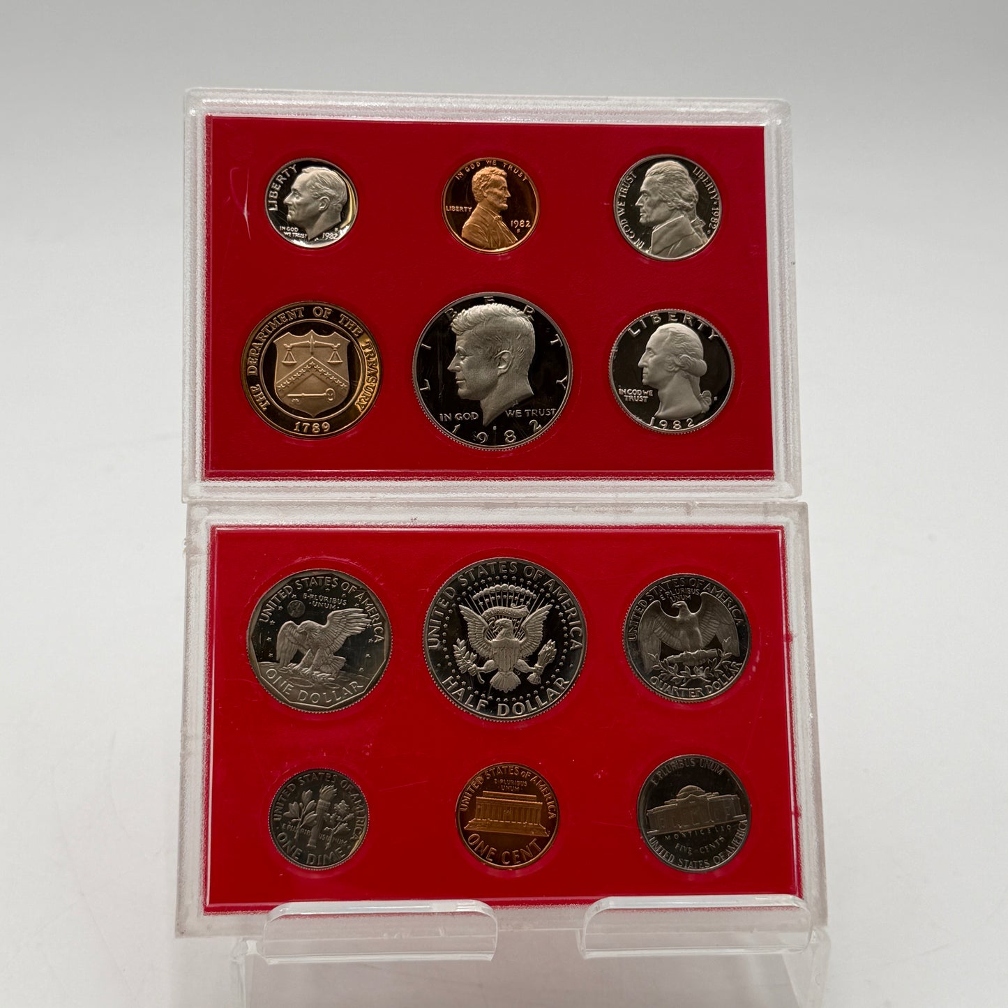 US Mint Lot of 2 1982 1980 United States Mint Proof Coin Set New In Box
